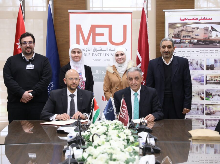 Middle East University and Makassed Charity Hospital sign a collaboration agreement