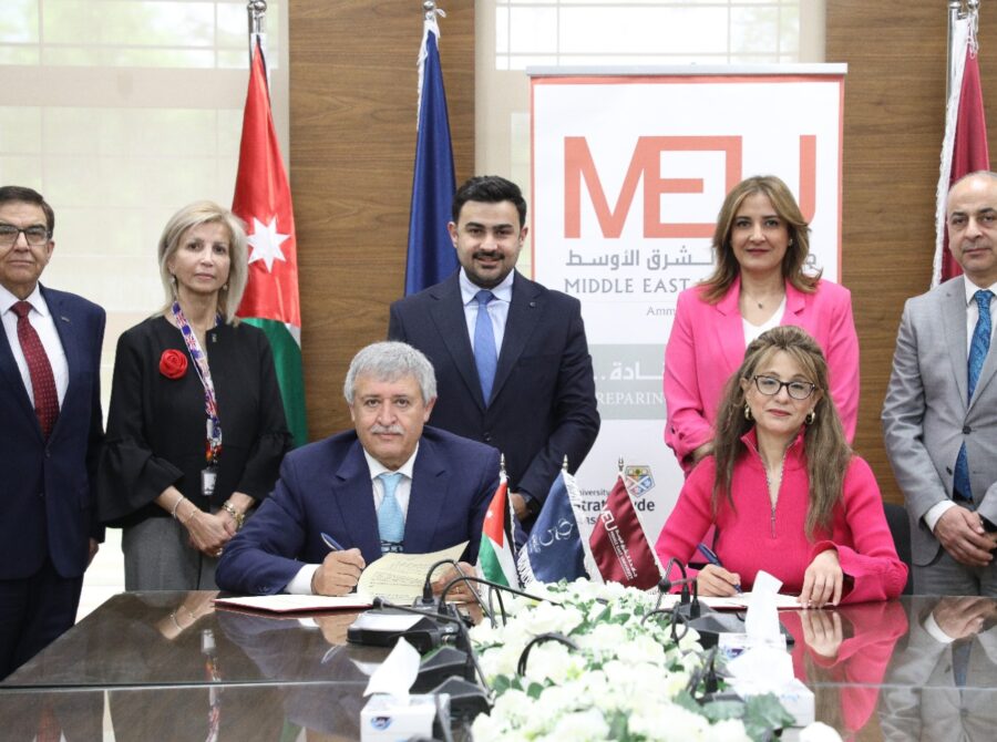 Middle East University and the International Bridging Academic Services sign a Memorandum of Understanding