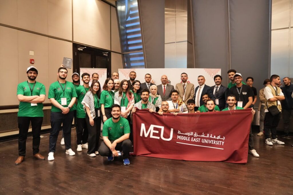 Middle East University attains second place in the 15th Arab Robotics Championship.