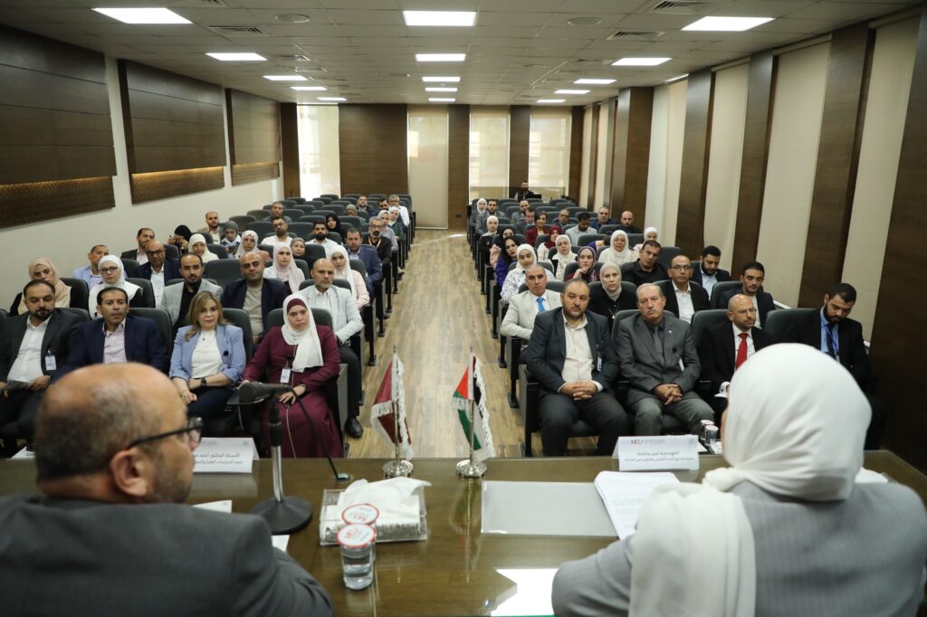 Middle East University engages in exploratory discussions for enhanced research collaboration with the Scientific Research and Industrial Development Support Fund.