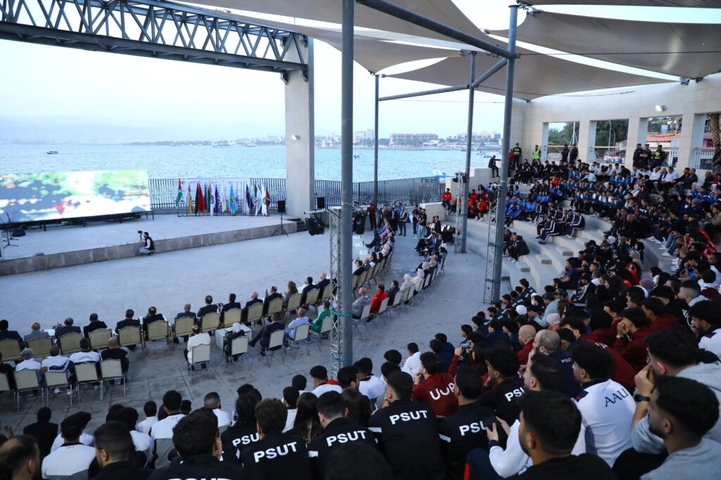 Middle East University, headquarters of the Jordan Federation of University Sports, inaugurates ‘The Leader’ Tournament in Aqaba.